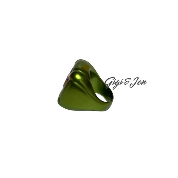 Swarovski Dulcis Cocktail Ring sizen 60 / 9 Green New - Picture 4 of 7